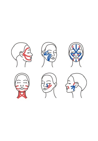 Qingmipy Cilt Gerdirme Yüz Maskesi - Esnek, Nefes Alabilir Ve Rahat Yüz Yapışkanı, 5m Uzunluk, Çeşitli Renkler