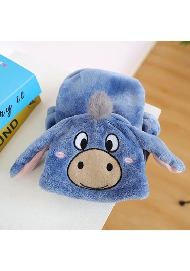 Elmpaly Mavi Yumuşak Malzeme Küçük Köpek Kışlık Denim Ceket Pomeranian Chihuahua Shih Tzu