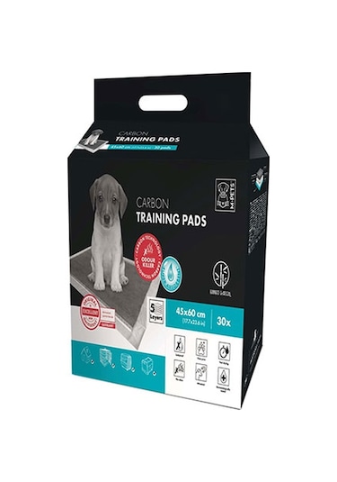 M-pets Karbonlu Köpek Çiş Eğitim Pedi 30lu 45x60 Cm 244-72027.02