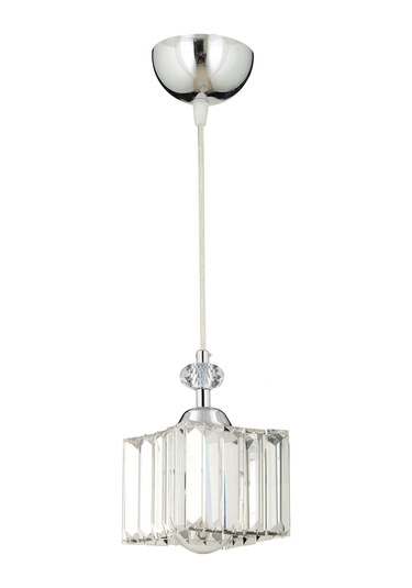 Kuğu Tekli Sarkıt Krom  Kristalli, Taşlı Modern Tasarım Kristal  Sarkıt Avize