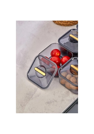 Depokon Antasit Gold 5 Lı Kahvaltı Seti 6 Kişilik Antrasit