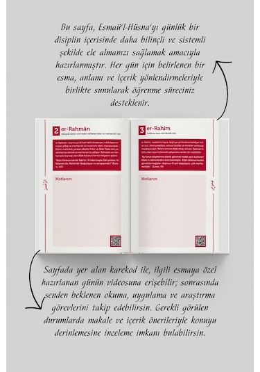 Esmaül Hüsna Ajandası- Bej Özel Seri Çok Renkli
