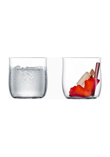 Eisch Germany Eısch Germany Unity Sensisplus 2 Li Bardak Seti, El Yapımı Kristal, Hediye Tüpünde Meşrubat Bardakları Şeffaf