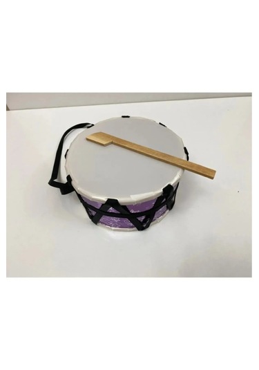 Anaokulları İçin Gösteri Davulu 35 Cm Çapında Dev Davul Ve Tokmağ
