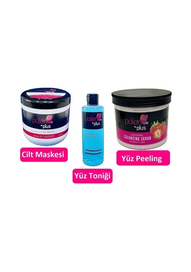 Polenplus Cilt Bakım Seti Maske + Peeling + Tonik