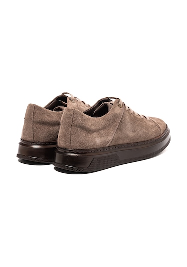 Vizon Süet Sneaker Erkek Ka-c26401 John May Munıh Shoe
