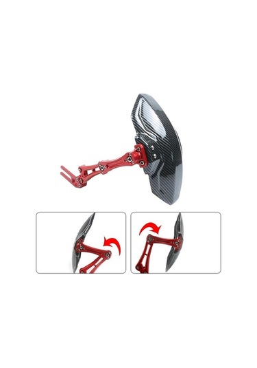 Didadodo N1s M3 İçin Cnc Arka Çamurluk, Evrensel Kırmızı Bisiklet Fender