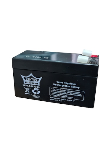Ortec 12v 1.3ah Akü Bakımsız Kuru Akü
