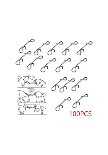 Balıkçılık Döner Snap S-xxl Düğümsüz Konektör Gümüş Hızlı L