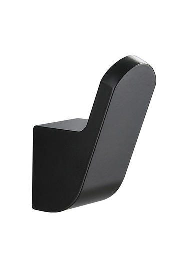 Yunboo Siyah Kalın Uzay Alüminyum Duvar Takımı, Banyo/giyinme Odası Giysi Şapka Askısı, Delme Montajlı Tek Kanca - Dayanıklı Ve Modern Tasarım Diğer