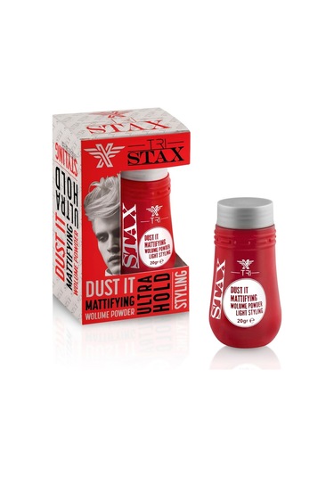 Tristax Kırmızı + Siyah Pudra Wax Saç Şekillendirici Set