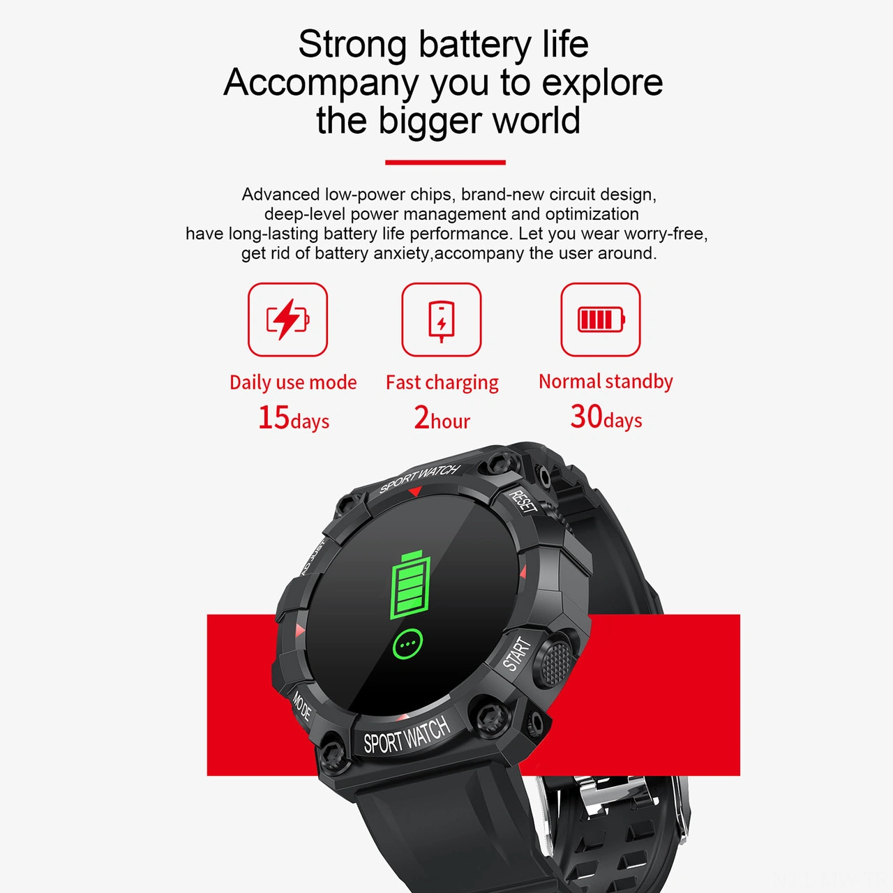 Moveevo FD68 Renkli Ekran Akıllı Saat (İthalatçı Garantili)