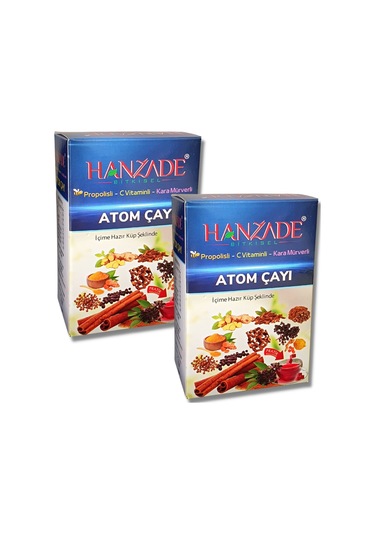 Hanzade Bitkisel Propolisli C Vitaminli Kara Mürverli Atom Çayı 2 x 150 G