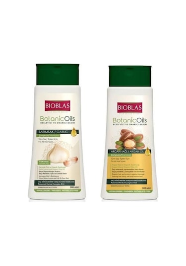 Bioblas Sarımsak + Argan Yağı Şampuan Seti