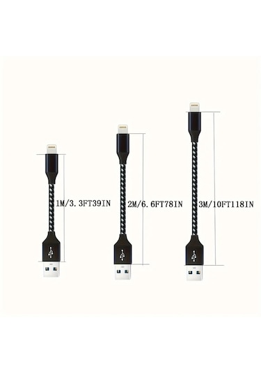 Willowhaven Laıhonen 3m 10ft Uzun Şarj Kablosu Nylon İphone Uyumlu 14 13 12 11 Xr Xs X 8 7