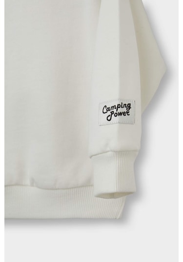 Defacto Erkek Bebek 2li Takım Basic Düz Sweatshirt Fitilli Kadife Salopet G0084a525wnnv241 Lacivert