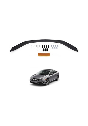 Honda Civic Uyumlu Yedek Parça Ön Kaput Koruyucu Rüzgarlığı 2016- Yılı Ve Sonrası