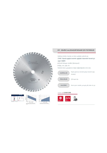Freud 305 x 80 Lu6a Metal Elmas Testere