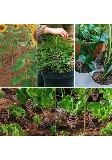 Sones Büyük Boy 9,3 X 5,2 Cm Taşınabilir Bahçe Bakır Tel Anten Fikstürü Bahçe Bobini Sarma Fikstürü