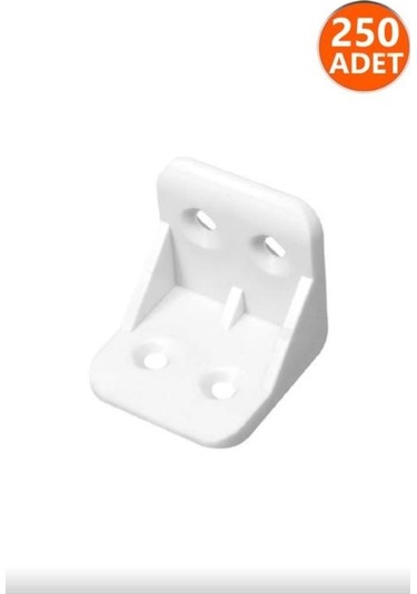 Plastik L Köşe Beyaz 25x25 250 Li Paket