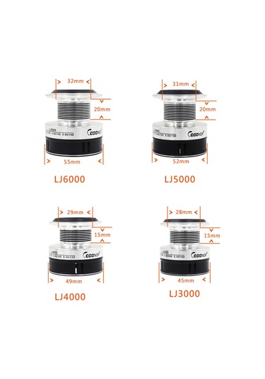 Ranyeek Coonor Lj Çift Fren Sistemi Metal Plastiği Olta Makinesi Lj3000/lj4000/lj5000/lj6000 Seçenekli