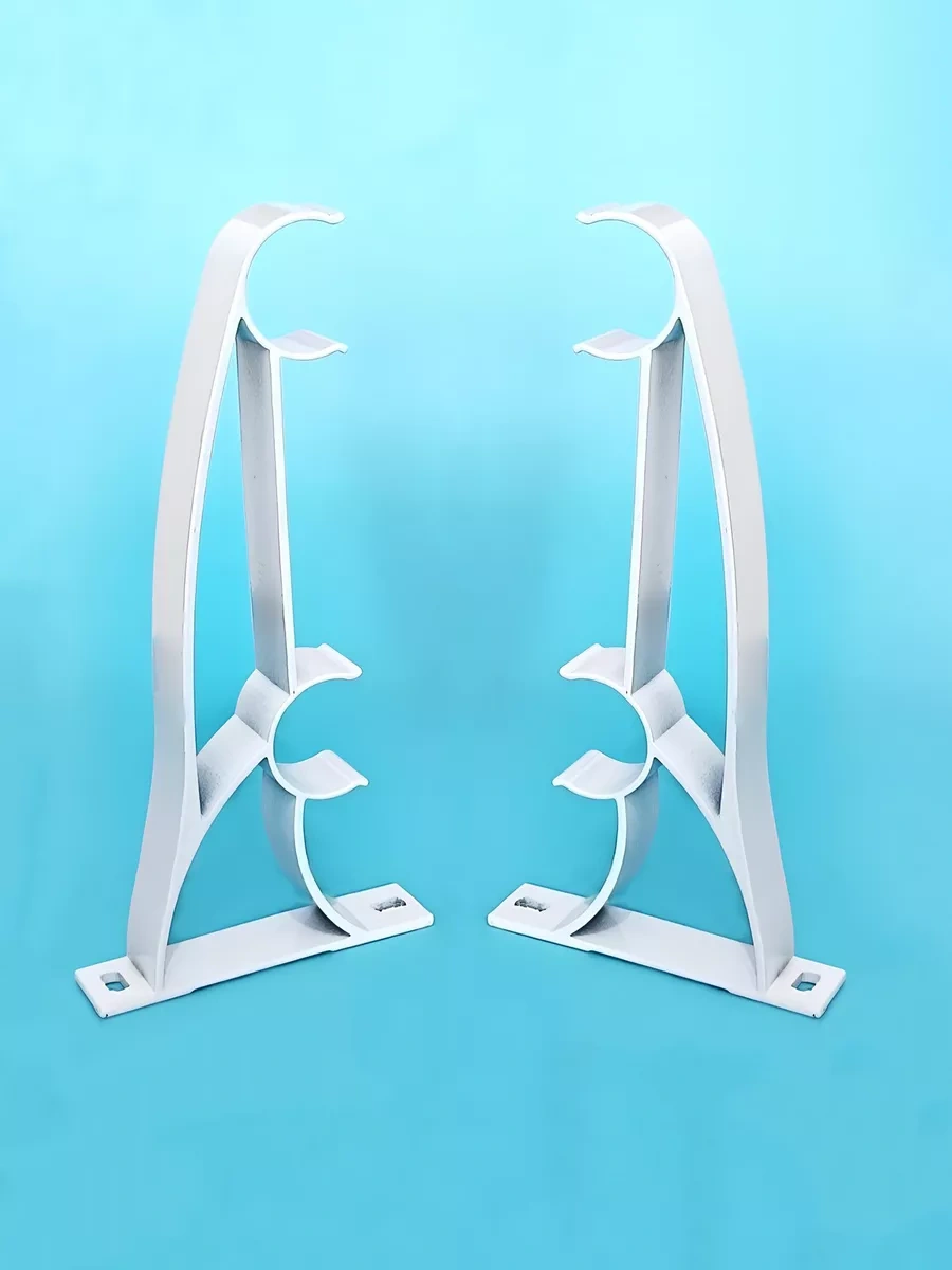 Kastly Duvara Monte İki Sıralı Perde Rayı Braketi 241150620 Beyaz