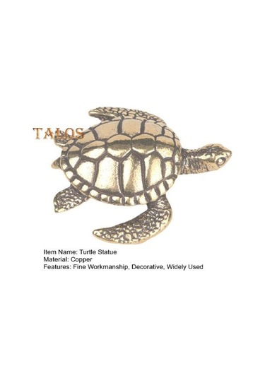 Minyatür Kaplumbağa Heykeli Kompakt Geniş Uygulamalar Bakır Pratik Minyatür Kaplumbağa Heykelcik Süs Dekorasyon Ev Gereçleri