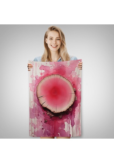 Keşilmiş Kanlı Ağaç Duvar Örtüsü-7653