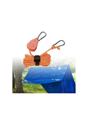 Suntek Cırcırlı Askı Halat Askısı Hızlı Kilitleme Turuncu Turuncu