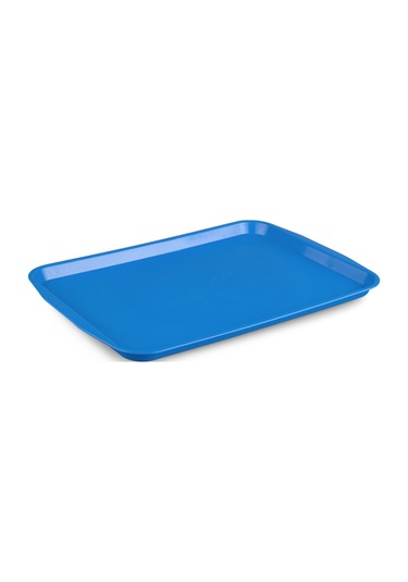 Plastport Servis Tepsisi 27X36 CM - Mavi - 6 Adet