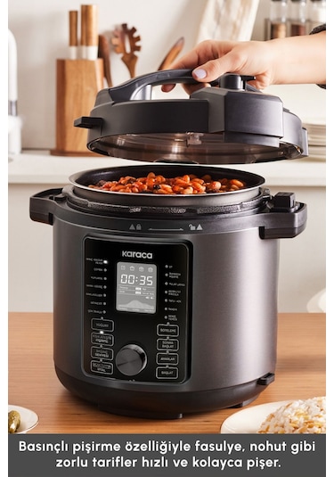 Karaca Cooker Elektrikli Düdüklü Basınçlı Pişirici