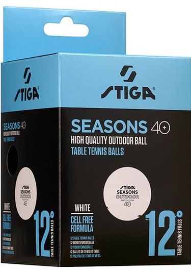 Stiga Table Tenis Ball Seasons Masa Tenisi Pinpon Topu Beyaz 12li 1110-2810-12