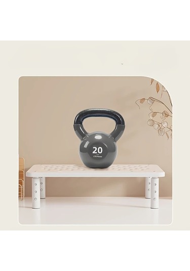 Xuweiwei Beyaz Erkonomik 3 Seviyeli Ayarlanabilir Metal Monitör Standı Ev Ofis Dizüstü Bilgisayar Kolay Montaj Kaymaz Kauçuk Gelişmiş Soğutma