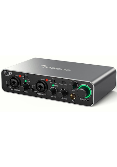 Maono Ps22 Prostudio 2x2 Usb Ses Kartı Siyah
