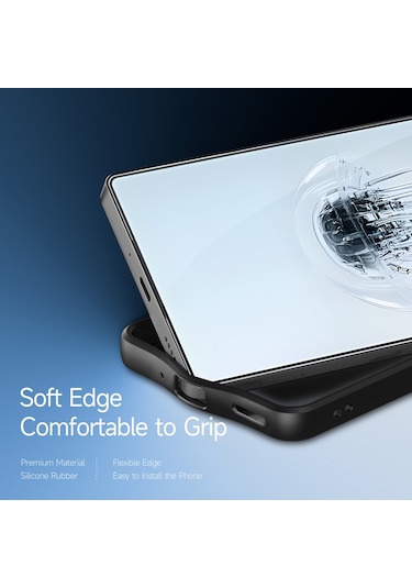 Zte Nubia Red Magic 10 Pro / 10 Pro Dux Ducıs Aimo Serisi Tpu Pc Buzlu Hissediyorum Telefon Kılıfı Siyah Siyah