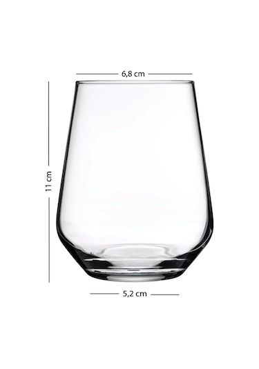 Rakle New Iconic 4'lü Su Bardağı Seti Amber 425 Cc