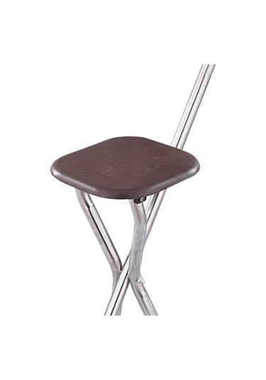 Dolıty Katlanır Baston Koltuk Rahat Kolu 34 Inç Kare-kahverengi