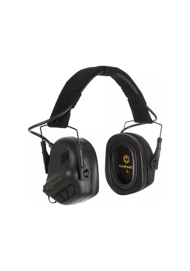 Opsmen Earmor M31 Plus Elektronik Atış Kulaklığı Kulak Koruma Black Siyah