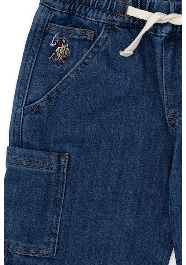 U.s. Polo Assn. Erkek Çocuk Mavi Şort Jean 50304264-dn0022 Mıd Blue