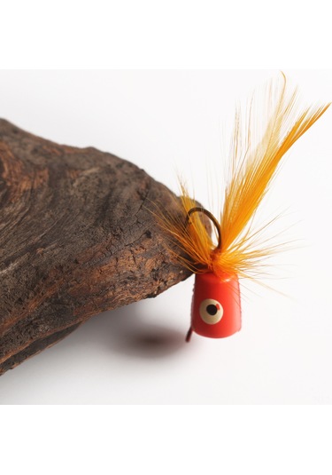 Neevoyu "10'lu Yüzey Yem Seti - Sunfish, Alabalık Ve Bass İçin No.8 Kancalı Popper Fly"