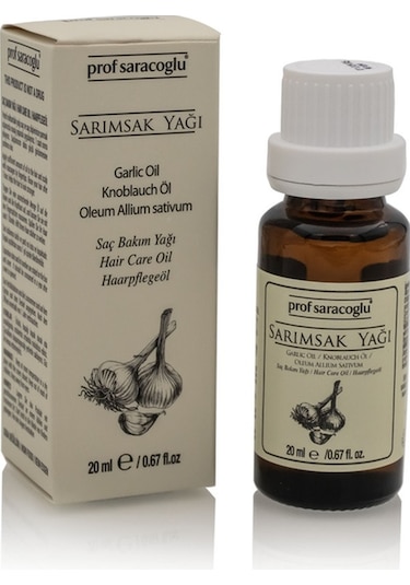 Prof Saraçoğlu Soğuk Press Sarımsak Yağı 20 ML
