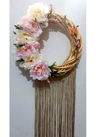 Püsküllü Çelen Bebek Kapı Süsü Çok Renkli