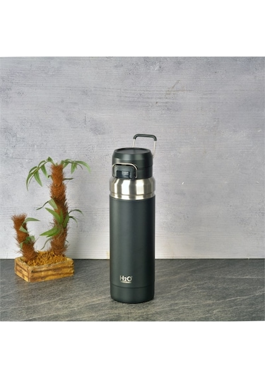 Tohana Paslanmaz Çift Kat Çelik Termos 1 Litre H2o60244