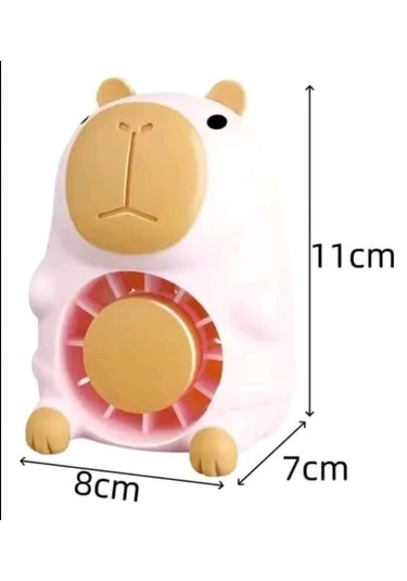 Masaüstü Şarzlı Özel Figürlü Ayıcıklı Işıklı Fan