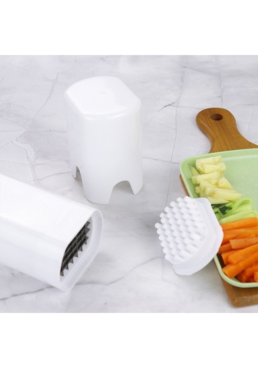 Patates Kızartması/sebze Kesici Bıçaklı - Beyaz 9.5,zqkla Diğer