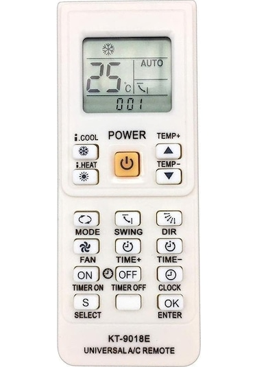 Herz Kk Kt-9018e A/c Universal Klima Akıllı Kumandası B-228b Kt9018