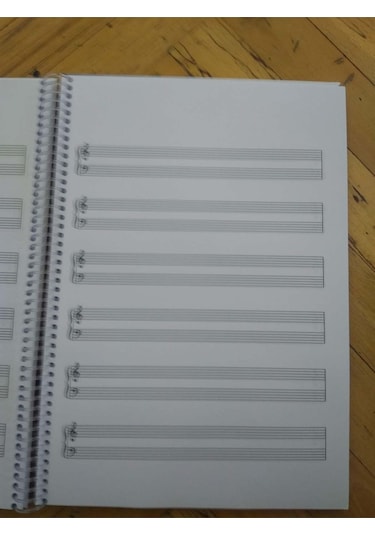 Piyano Defteri, Müzik Defteri, Nota Defteri