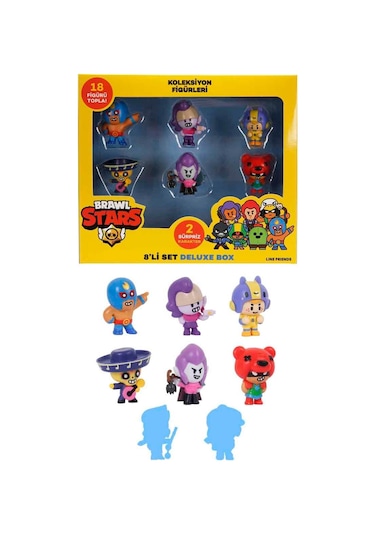 Brawl Stars Delüks 8'li Figür Seti Set 2