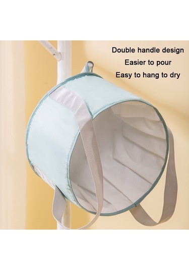 Outdoor Seyahat Katlanır Ayak Pedikür Spa Banyo Havzası L Mavi