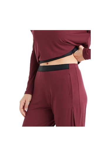Kadın Pijama Üstü 51641 - Bordo